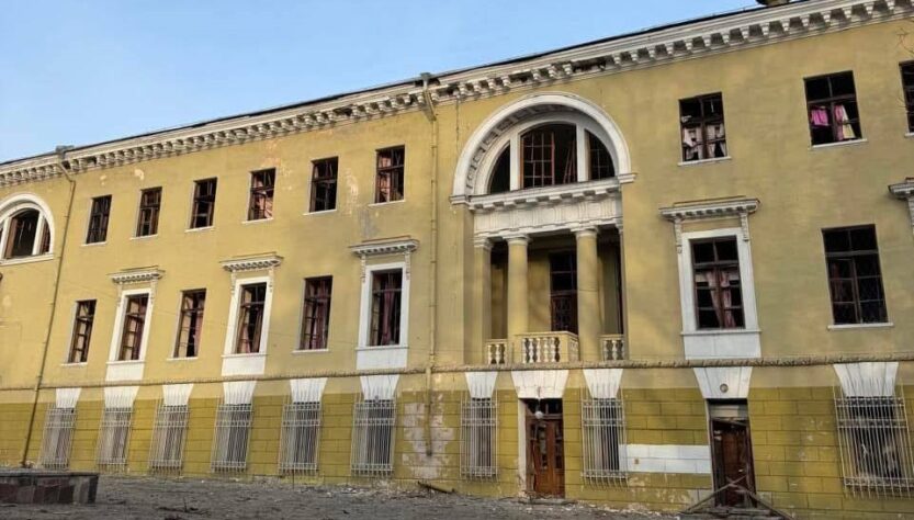Без категорії - РФ пошкодила будівлю палацу Потьомкіна у Дніпрі