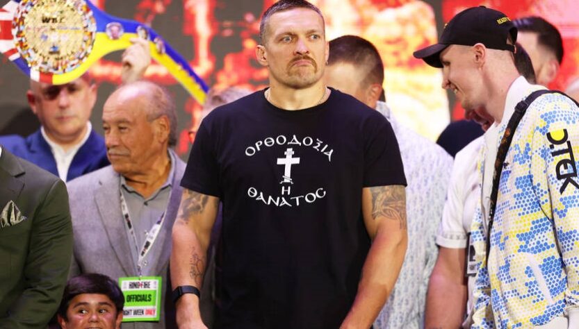 Новини спорту - Дюбуа штовхнув Усика під час зйомок рекламних матеріалів бою