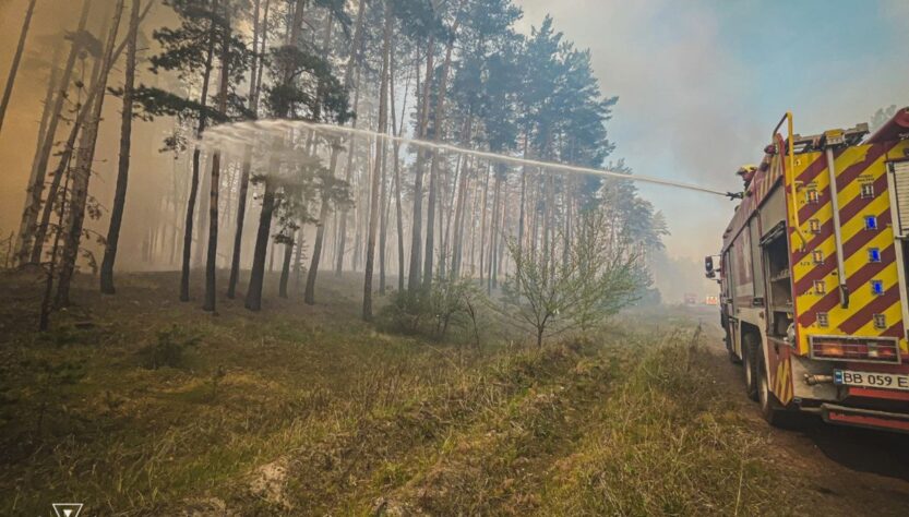 Новини України - На Харківщині триває ліквідація лісової пожежі
