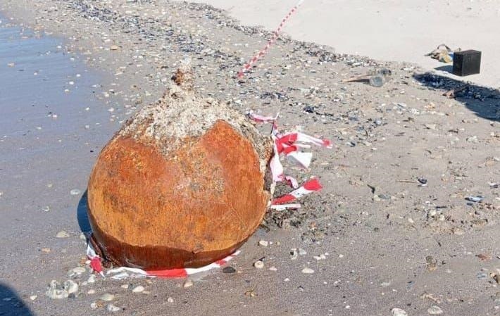 Без категорії - На узбережжі Одещини знешкодили дві морські міни