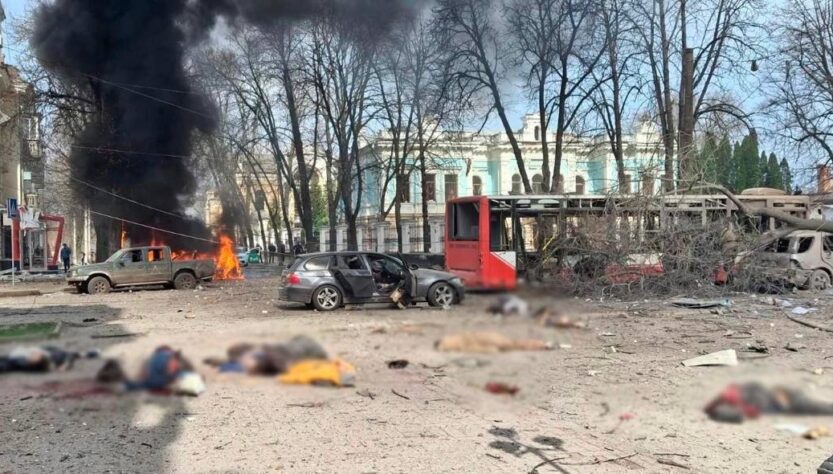 Новини України - У мережі показали кадри з церкви у Сумах під час російського удару