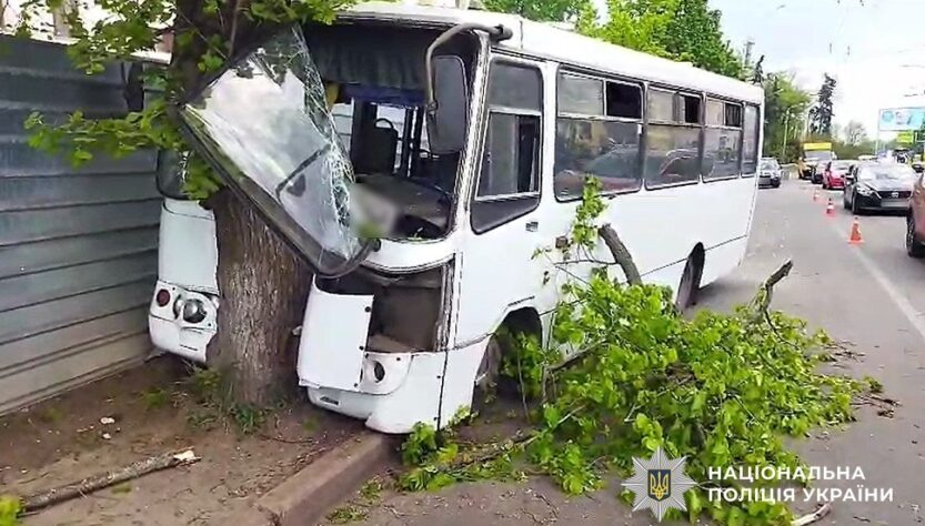 Новини України - У Полтаві автобус врізався в дерево: серед постраждалих - дитина