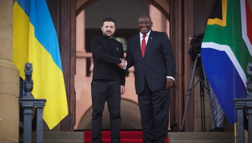 Новини України - Зеленський провів зустріч з президентом ПАР