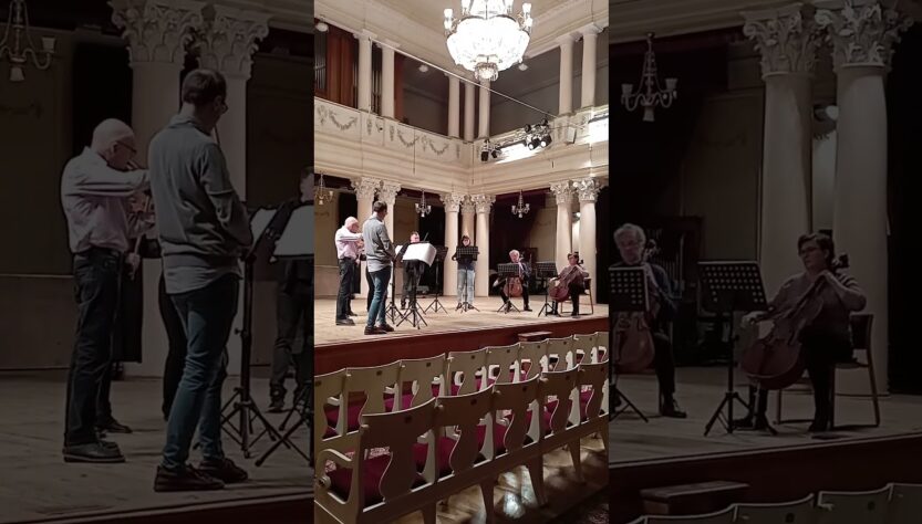 На репетиції в Національній філармонії України #music