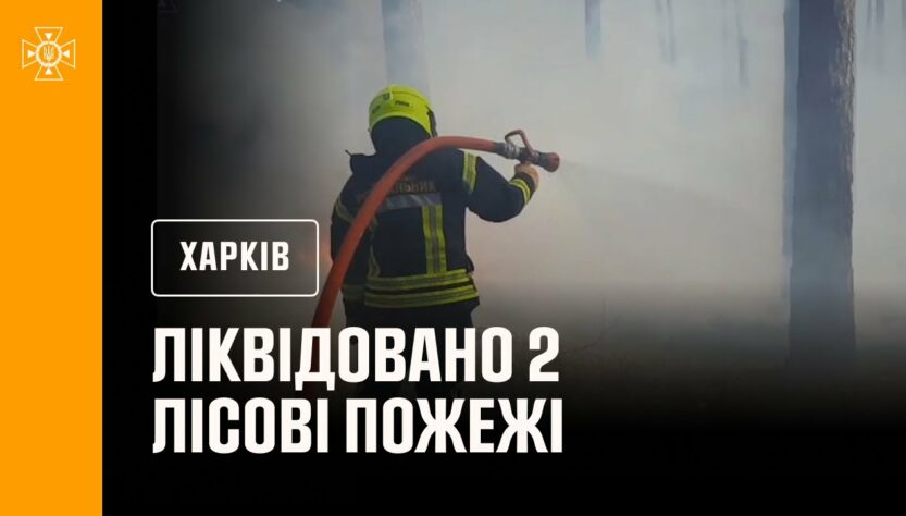На Харківщині ліквідовані 2 лісові пожежі