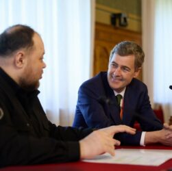 Зустріч Руслана Стефанчука зі Спікером верхньої палати Парламенту Ірландії Марком Дейлі