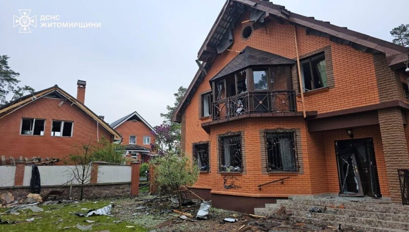 Новини України - Атака дронів: на Житомирщині пошкоджені будинки