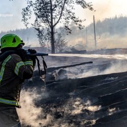 Новини України - Лісова пожежа поблизу Ізюма поширюється