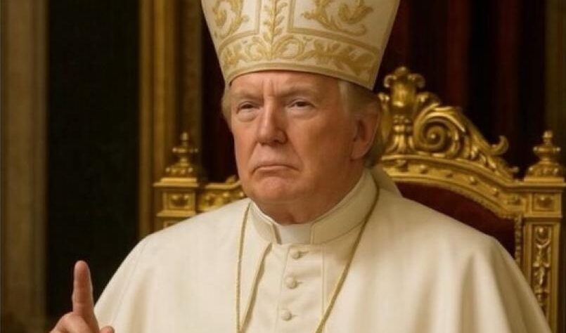 Новини світу - Трамп заявив, що не причетний до власного портрета в образі Папи Римського