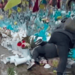 Новини Києва - У Києві жінка вчинила погром на Алеї Героїв