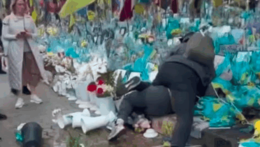 Новини Києва - У Києві жінка вчинила погром на Алеї Героїв