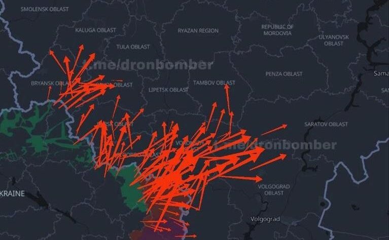 Новини світу - У РФ скаржаться на масовану атаку БПЛА