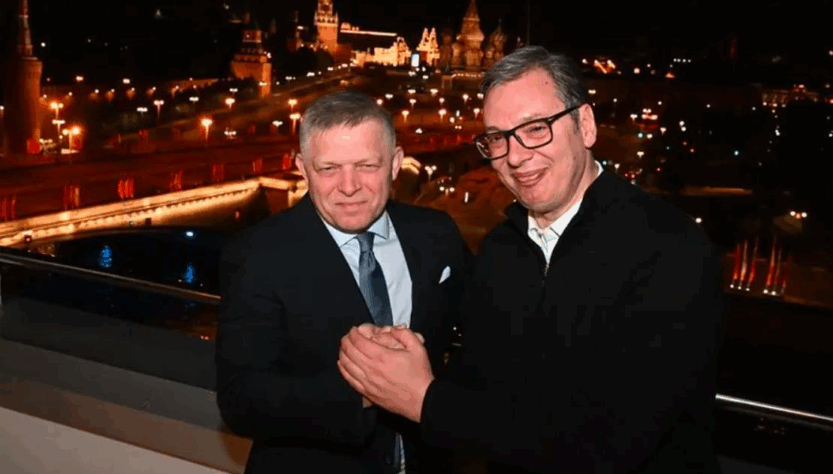 Новини світу - Вучич та Фіцо зустрілися у Москві на фоні Кремля
