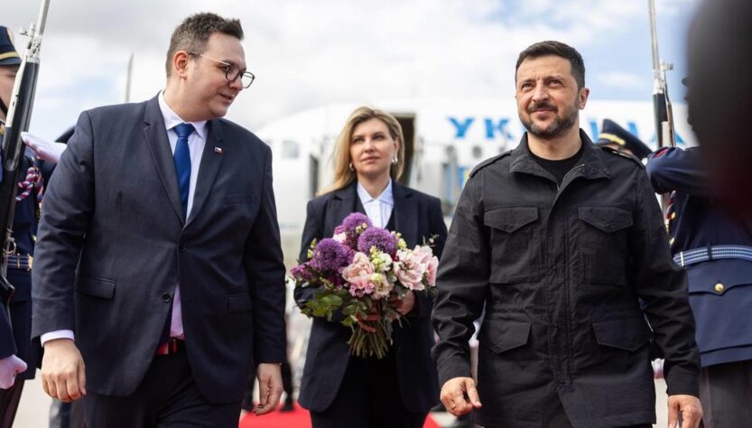 Новини України - Зеленський прибув з візитом до Чехії