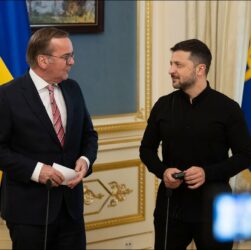 Спільний пресбрифінг Володимира Зеленського й Бориса Пісторіуса за підсумками зустрічі в Києві