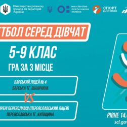 🏀БАСКЕТБОЛ | Дівчата 5-9 класи | Гра за 3 місце | Пліч-о-пліч: Етап 5