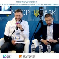 Presentation of the NACP research on eliminating corruption risks in reconstruction