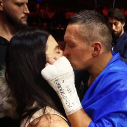 Новини спорту - Дружина Усика з усією любов’ю вітає чоловіка, який заслужив титул абсолюта