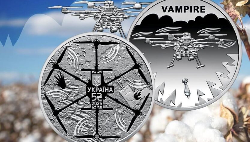 Новини України - НБУ випустив монету на честь БПЛА Vampire