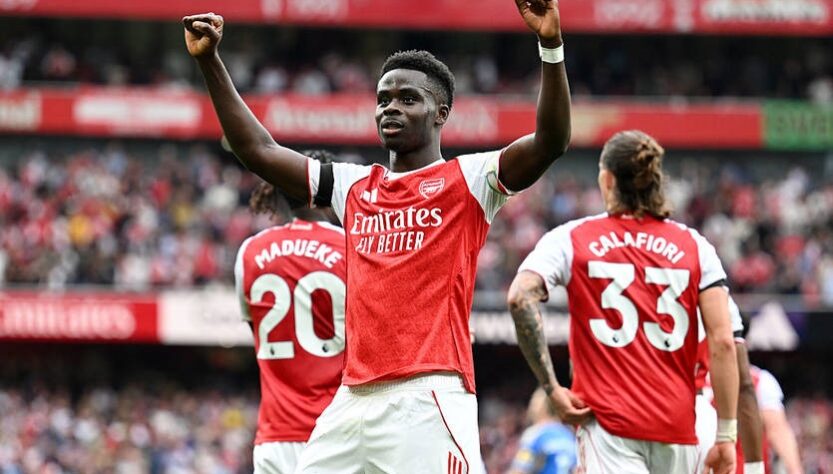Новини спорту - До кращих 10 бомбардирів Арсеналу долучився Сака