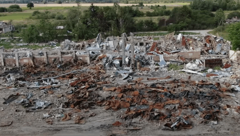 Новини України - Епіцентр вибуху під Житомиром показали з висоти