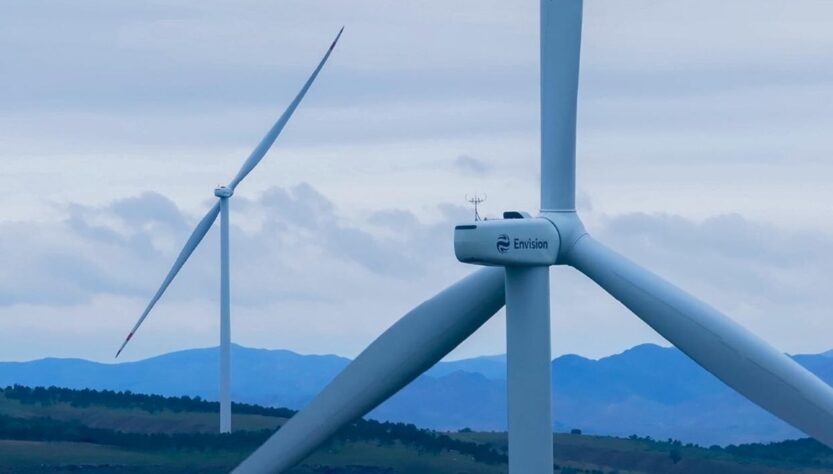 Технології - Китайська Envision представила унікальну дволопастеву вітряну турбіну