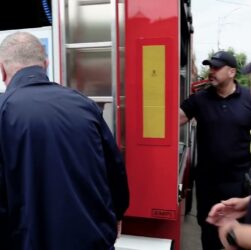 Німецьке товариство GIZ передало автоцистерну українським рятувальникам