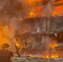 Новини України - У Костянтинівці масштабні пожежі після атаки Росії