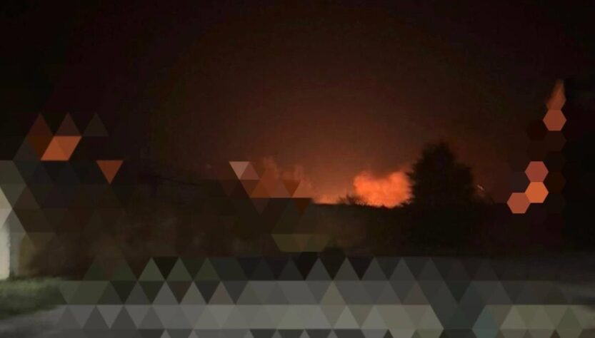 Новини України - У Запоріжжі після атаки БПЛА палає підприємство
