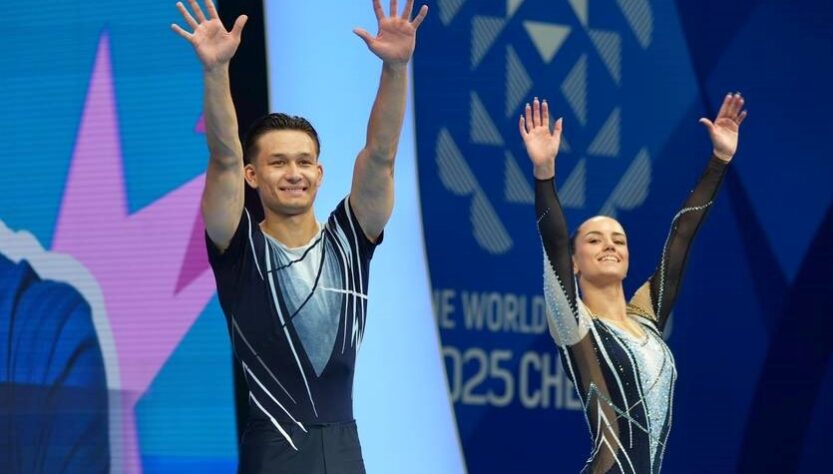 Новини спорту - Українська пара зі спортивної аеробіки здобула першу в історії медаль
