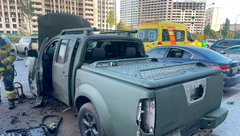 Новини Києва - В Києві через невідомий пристрій вибухнуло авто