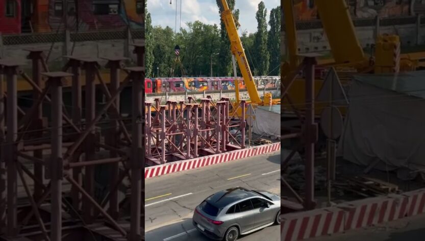 Реконструкція шляхопроводу біля станції метро "Дарниця"