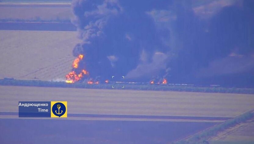 Новини України - ЗСУ розтрощили російський потяг з пальним