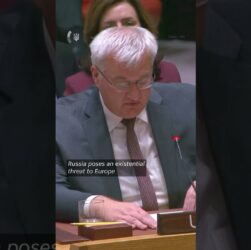 Ukraine’s Foreign Minister Andrii Sybiha at the Emergency Meeting of the UN Security Council 🇺🇳