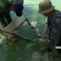 ❗️Черкаські рибоохоронці спільно з науковцями досліджують іхтіофауну Кременчуцького водосховища