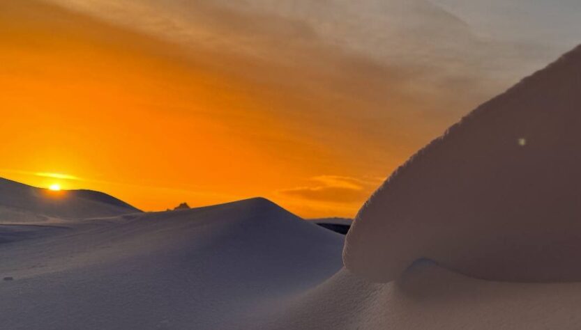 Новини світу - Антарктичне диво: на Вернадському зафіксували застиглі хвилі зі снігу