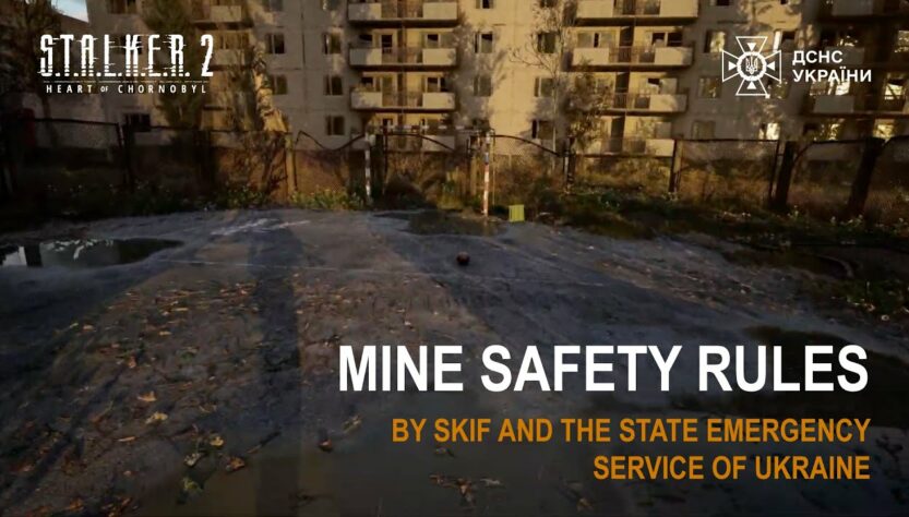 Skif from S.T.A.L.K.E.R. 2 helps State Emergency Service of Ukraine save lives
