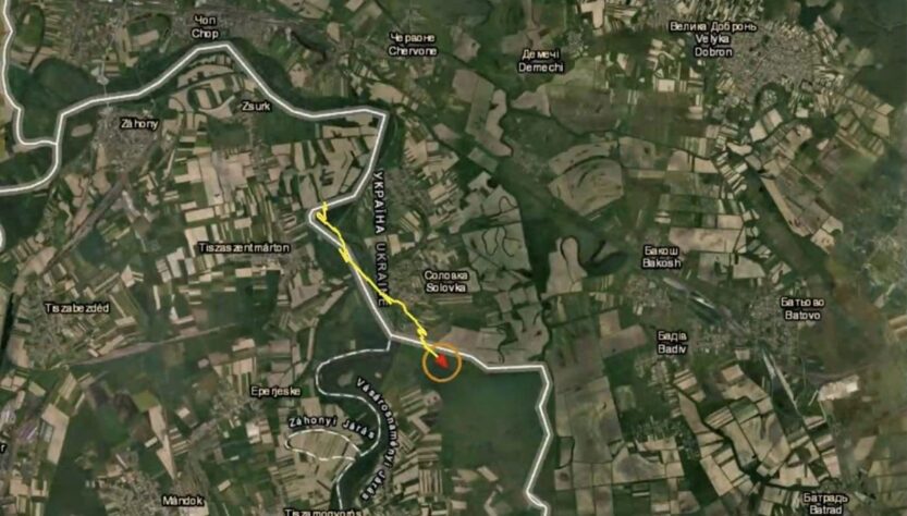 Новини України - Генштаб показав докази зальоту угорського дрона