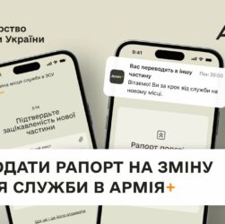 Як подати рапорт на зміну місця служби в Армія+ | Покрокова інструкція