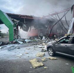 Новини України - На Полтавщині росіяни вдарили дроном по АЗС, виникла пожежа