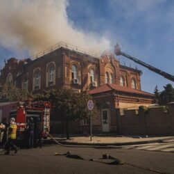 Новини України - Оприлюднено момент "прильоту" по вузу в Харкові