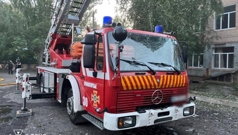 Новини України - Росіяни атакували рятувальників, які гасили пожежу в Краматорську