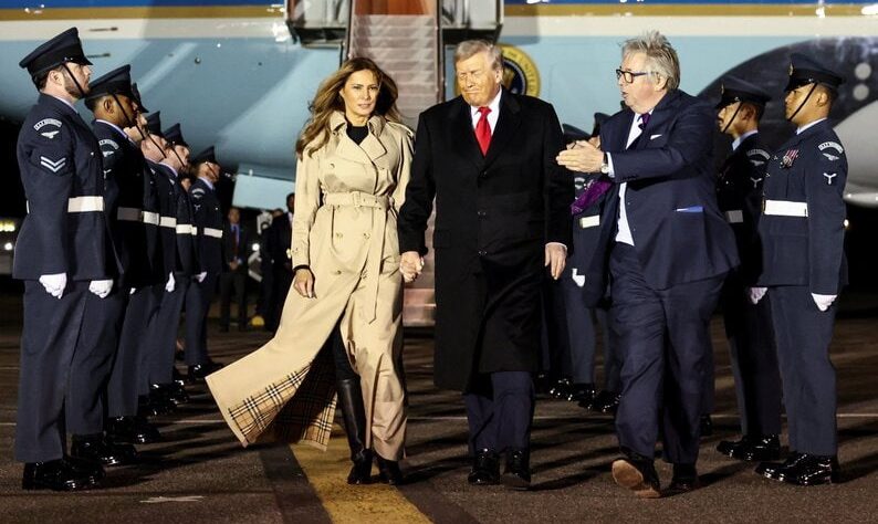 Новини світу - Трамп із першою леді Меланією прибув до Британії з другим держвізитом