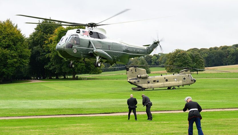 Новини світу - Вертоліт Трампа робив екстрену посадку у Британії