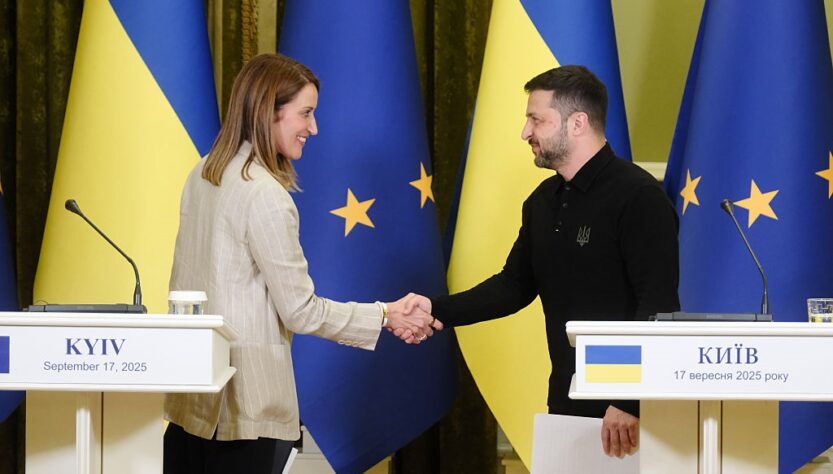 Новини України - Зеленський зустрівся з головою Європарламенту