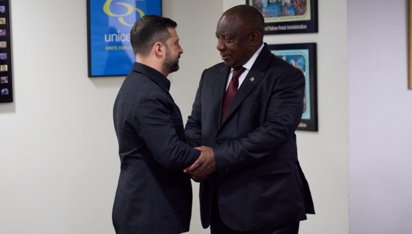 Новини України - Зеленський зустрівся з президентом ПАР