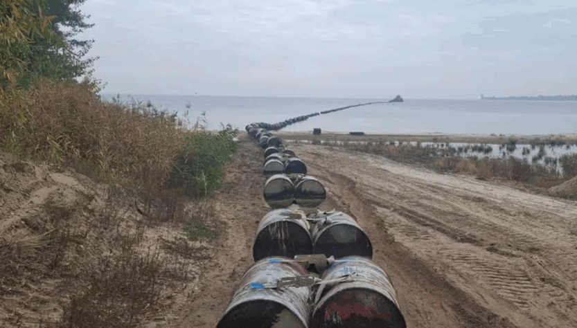 Новини України - На Кременчуцькому водосховищі викрили незаконний намив піску