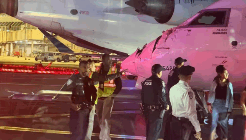 Новини світу - У Нью-Йорку в аеропорту зіткнулися два літаки