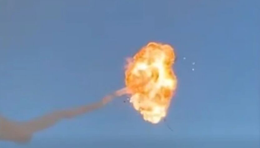 Новини України - Повітряні сили показали ефектне збиття дронів РФ