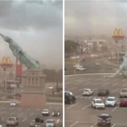 Новини світу - У Бразилії впала копія американської статуї Свободи